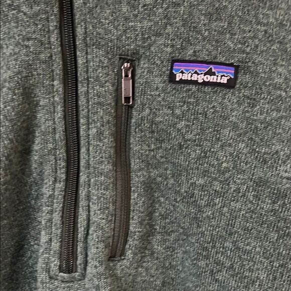 Patagonia Green Quarter-Zip Pullover - Picture 2 of 5